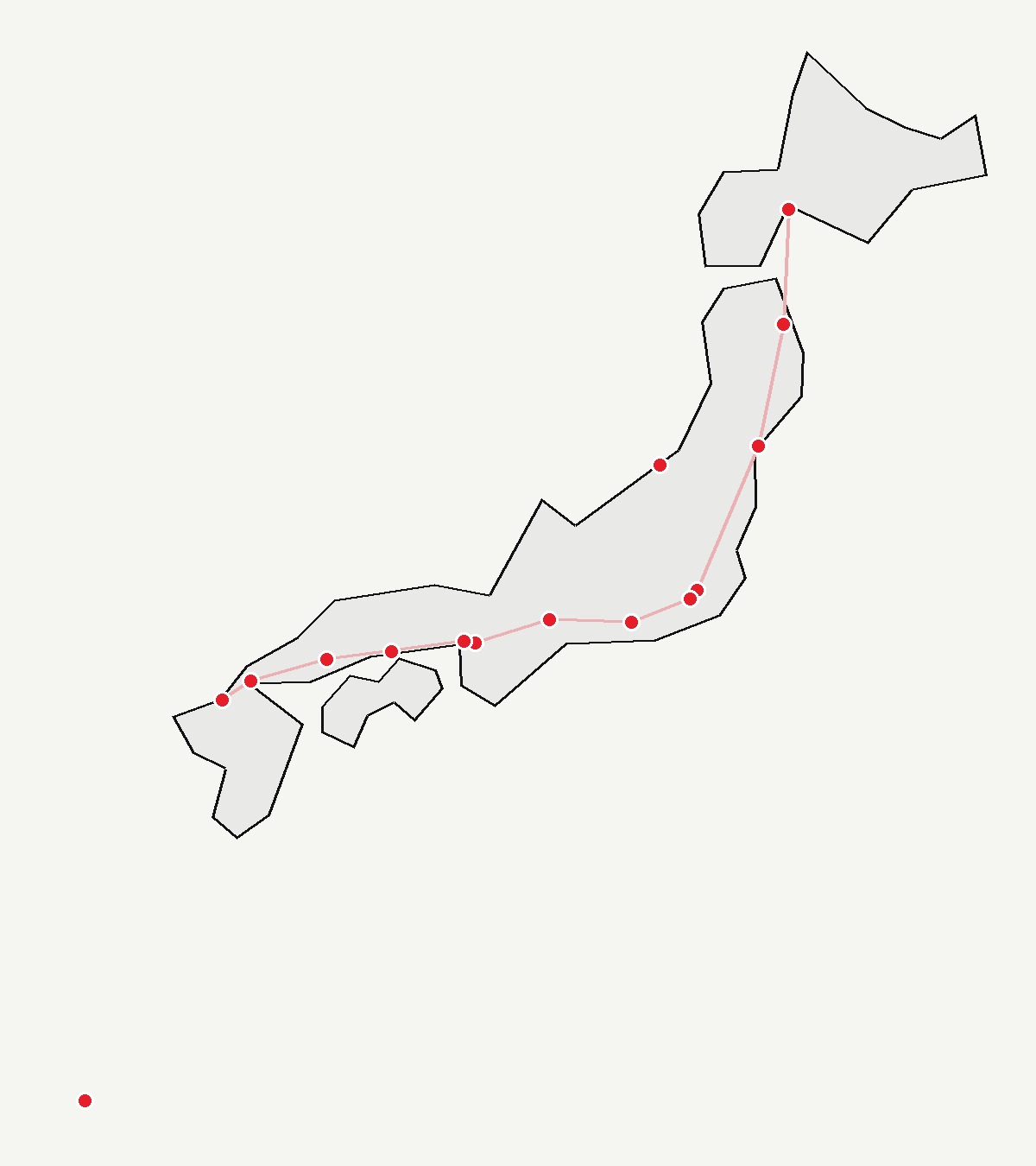 北海道から沖縄まで日本の主要港を示すコンテナ供給相談ネットワーク地図